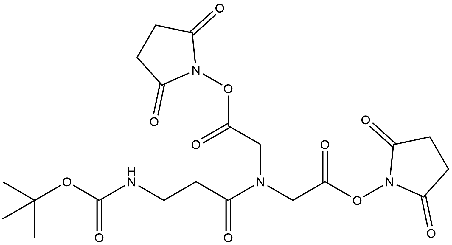 796865-55-9 Glycine, N-[(1,1-dimethylethoxy)carbonyl]-β-alanyl-N-[2-[(2,5-dioxo-1-pyrrolidinyl)oxy]-2-oxoethyl]-, 2,5-dioxo-1-pyrrolidinyl ester