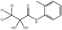 Propanamide, 3,3,3-trichloro-2,2-dihydroxy-N-(2-methylphenyl)-