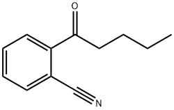 Benzonitrile, 2-(1-oxopentyl)- 化学構造式