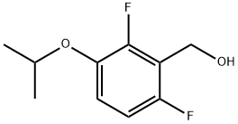 (2,6-difluoro-3-isopropoxyphenyl)methanol Structure