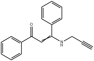 2-Propen-1-one, 1,3-diphenyl-3-(2-propyn-1-ylamino)-