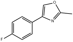 Oxazole, 4-(4-fluorophenyl)-2-methyl- Structure