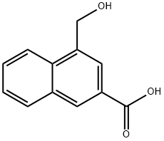 4-(Hydroxymethyl)-2-naphthoic acid,79996-85-3,结构式