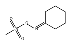 Cyclohexanone, O-(methylsulfonyl)oxime Struktur