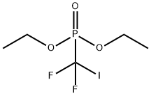 Phosphonic acid, P-(difluoroiodomethyl)-, diethyl ester 化学構造式