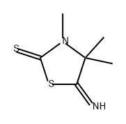 2-Thiazolidinethione, 5-imino-3,4,4-trimethyl-