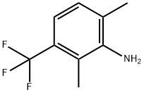 Benzenamine, 2,6-dimethyl-3-(trifluoromethyl)- Struktur