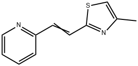 Pyridine,2-[2-(4-methyl-2-thiazolyl)vinyl]-(8CI) 结构式