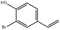 2-溴-4-乙烯基苯酚, 80122-46-9, 结构式