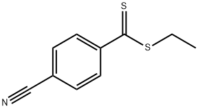 Benzenecarbodithioic acid, 4-cyano-, ethyl ester Structure