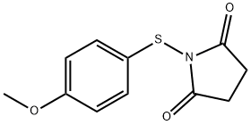2,5-Pyrrolidinedione, 1-[(4-methoxyphenyl)thio]- 结构式