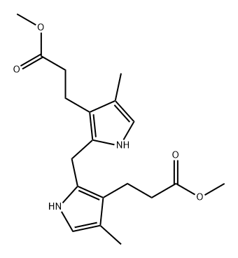 1H-Pyrrole-3-propanoic acid, 2,2'-methylenebis[4-methyl-, dimethyl ester (9CI)