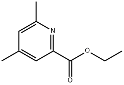 2-Pyridinecarboxylic acid, 4,6-dimethyl-, ethyl ester Structure