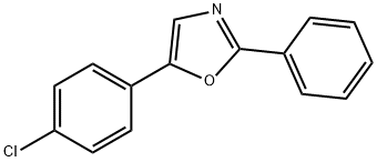 Oxazole, 5-(4-chlorophenyl)-2-phenyl-,80224-89-1,结构式