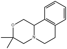 [1,4]Oxazino[3,4-a]isoquinoline,1,3,4,6,7,11b-hexahydro-3,3-dimethyl-(8CI) Structure