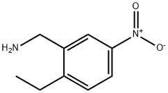 Benzenemethanamine, 2-ethyl-5-nitro- Structure
