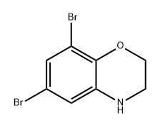 2H-1,4-Benzoxazine, 6,8-dibromo-3,4-dihydro- Structure