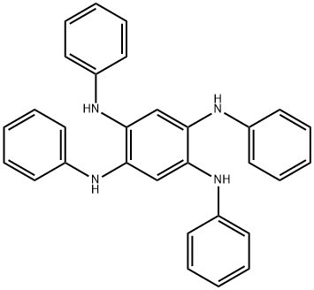 1,2,4,5-Benzenetetramine, N1,N2,N4,N5-tetraphenyl- Structure