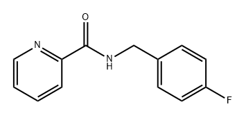 2-Pyridinecarboxamide, N-[(4-fluorophenyl)methyl]- Struktur