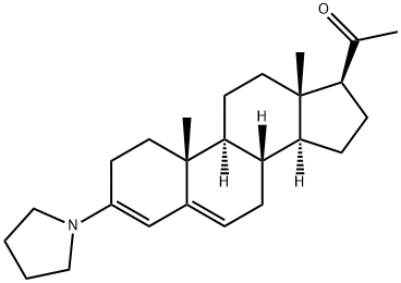 Pregna-3,5-dien-20-one, 3-(1-pyrrolidinyl)-