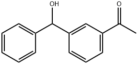 Ethanone, 1-[3-(hydroxyphenylmethyl)phenyl]- Structure