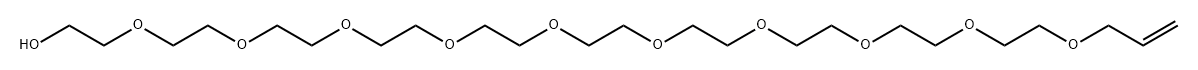 3,6,9,12,15,18,21,24,27,30-Decaoxatritriacont-32-en-1-ol Structure