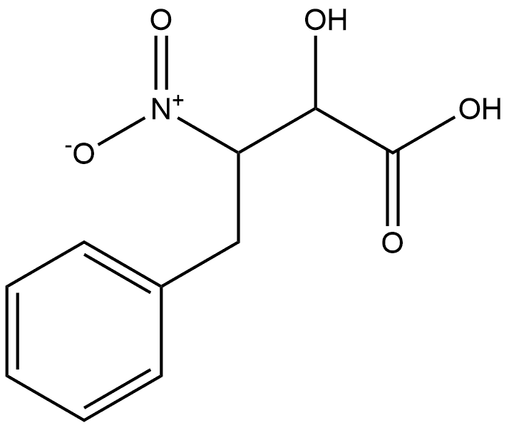 Benzenebutanoic acid, α-hydroxy-β-nitro-,80650-73-3,结构式