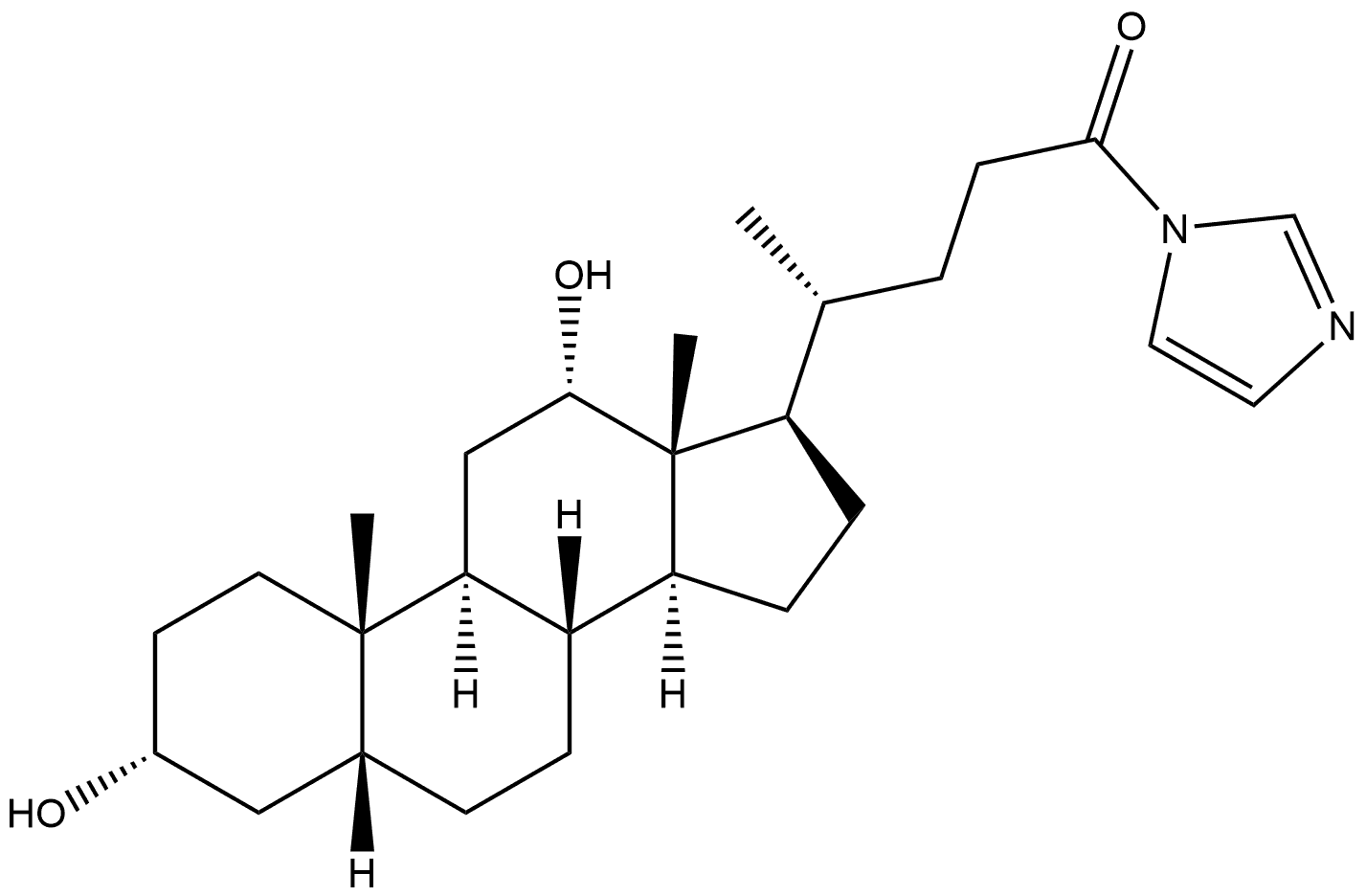 1H-Imidazole, 1-[(3α,5β,12α)-3,12-dihydroxy-24-oxocholan-24-yl]- (9CI)