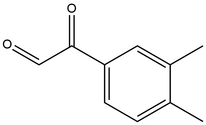 Benzeneacetaldehyde, 3,4-dimethyl-α-oxo- Structure