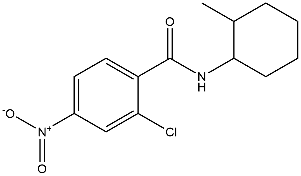 2-chloro-N-(2-methylcyclohexyl)-4-nitrobenzamide,808180-94-1,结构式