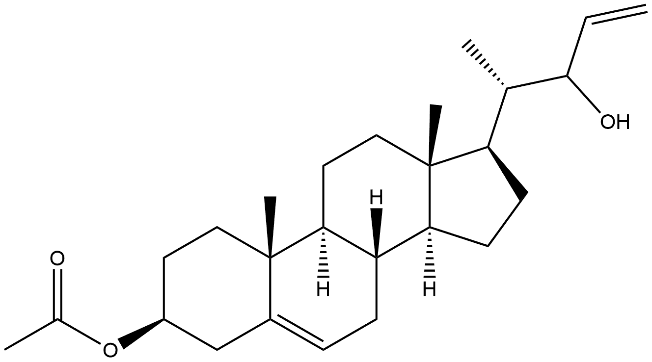 Chola-5,23-diene-3,22-diol, 3-acetate, (3β)- (9CI)