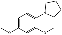 Pyrrolidine, 1-(2,4-dimethoxyphenyl)- Struktur