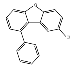 Dibenzofuran, 8-chloro-1-phenyl- Structure