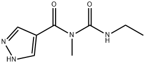 1H-Pyrazole-4-carboxamide, N-[(ethylamino)carbonyl]-N-methyl- Structure