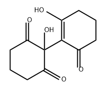 1,3-Cyclohexanedione, 2-hydroxy-2-(2-hydroxy-6-oxo-1-cyclohexen-1-yl)- Structure