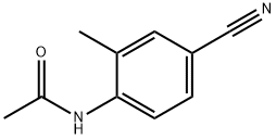 Acetamide, N-(4-cyano-2-methylphenyl)- Struktur