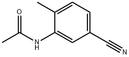 Acetamide, N-(5-cyano-2-methylphenyl)- Struktur