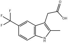 81038-71-3 2-(2-methyl-5-trifluoromethyl-1H-indol-3-yl)acetic acid