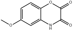 2H-1,4-Benzoxazine-2,3(4H)-dione, 6-methoxy- Structure