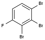Benzene, 1,2,3-tribromo-4-fluoro- Structure