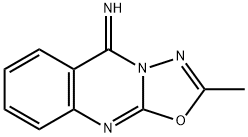 5H-?1,?3,?4-?Oxadiazolo[2,?3-?b]?quinazolin-?5-?imine, 2-?methyl- Structure