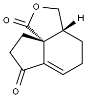 1H,7H-Indeno[3a,4-c]furan-1,7-dione,3,3a,4,5,8,9-hexahydro-,(3aR,9aR)-rel-(9CI) 结构式
