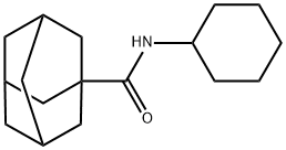 Tricyclo[3.3.1.13,7]decane-1-carboxamide, N-cyclohexyl-,81311-58-2,结构式