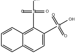 1,2-Naphthalenedisulfonic acid Structure