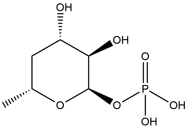 α-?D-?xylo-?Hexopyranose, 4,?6-?dideoxy-?, 1-?(dihydrogen phosphate),813411-71-1,结构式
