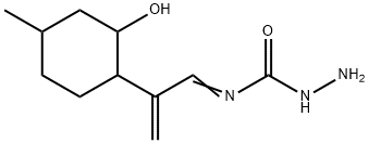 Hydrazinecarboxamide?, N-?[2-?(2-?hydroxy-?4-?methylcyclohexyl)?-?2-?propen-?1-?ylidene]?-,813415-37-1,结构式