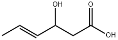 4-Hexenoic acid, 3-hydroxy-, (4E)- Structure