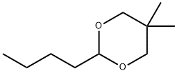 2-Butyl-5,5-dimethyl-1,3-dioxane 结构式