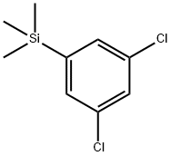 Benzene, 1,3-dichloro-5-(trimethylsilyl)- 化学構造式