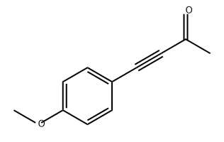 4-(4-甲氧基苯基)丁-3-炔-2-酮,81532-80-1,结构式